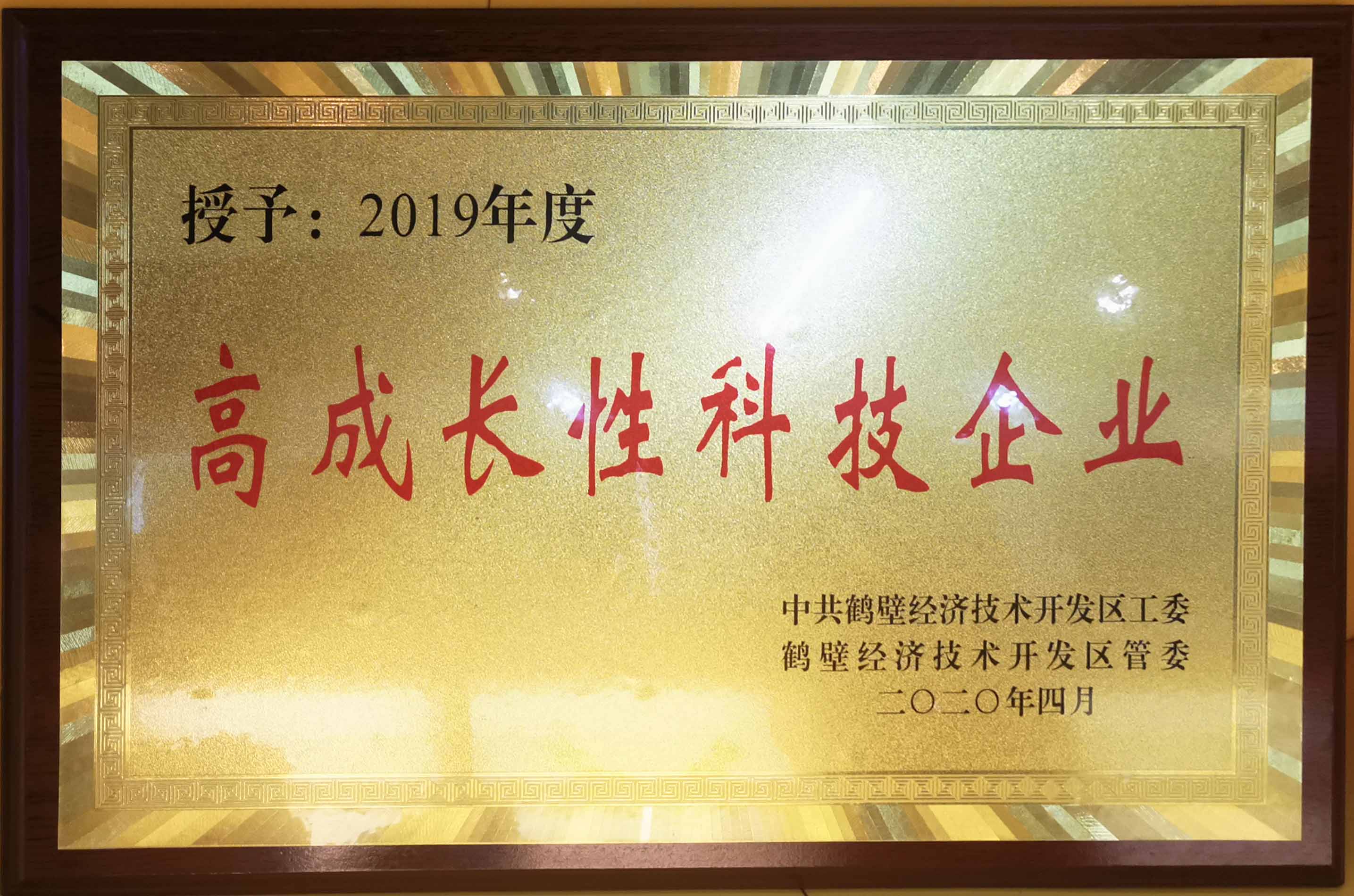 2019年度高成長性科技企業(yè)